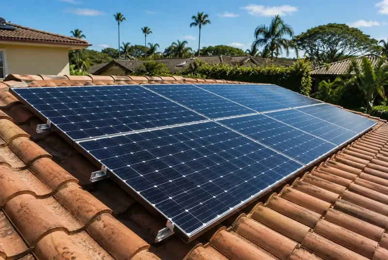 Installation de panneaux solaires à Montravers